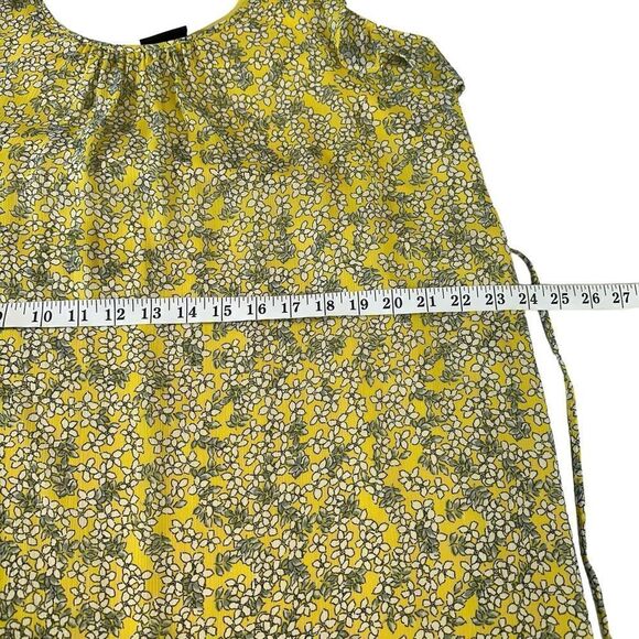 Who What Wear Yellow Chiffon Floral Summer Maxi Slip Dress, XL - Picture 9 of 12